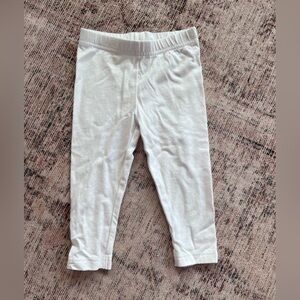 Carter's White Cotton Blend Leggings 3t
